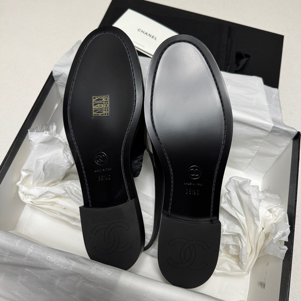 Chanel Slingback Loafers | NIB | Size 38.5C - Picture 9 of 12